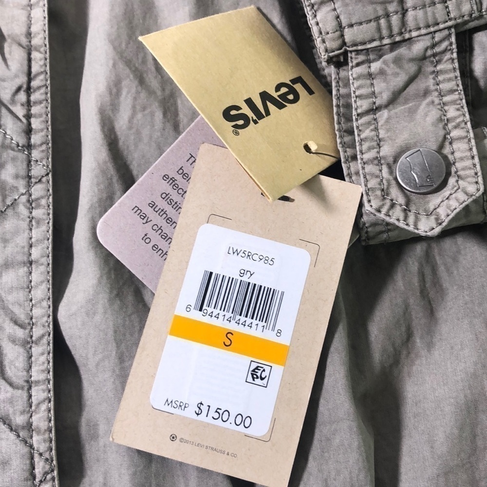 LEVI’S Cotton Lightweight Fishtail Jacket - Picture 10 of 16